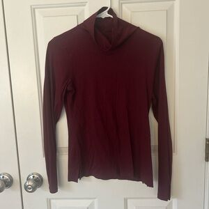 Old Navy Maroon Turtleneck Top